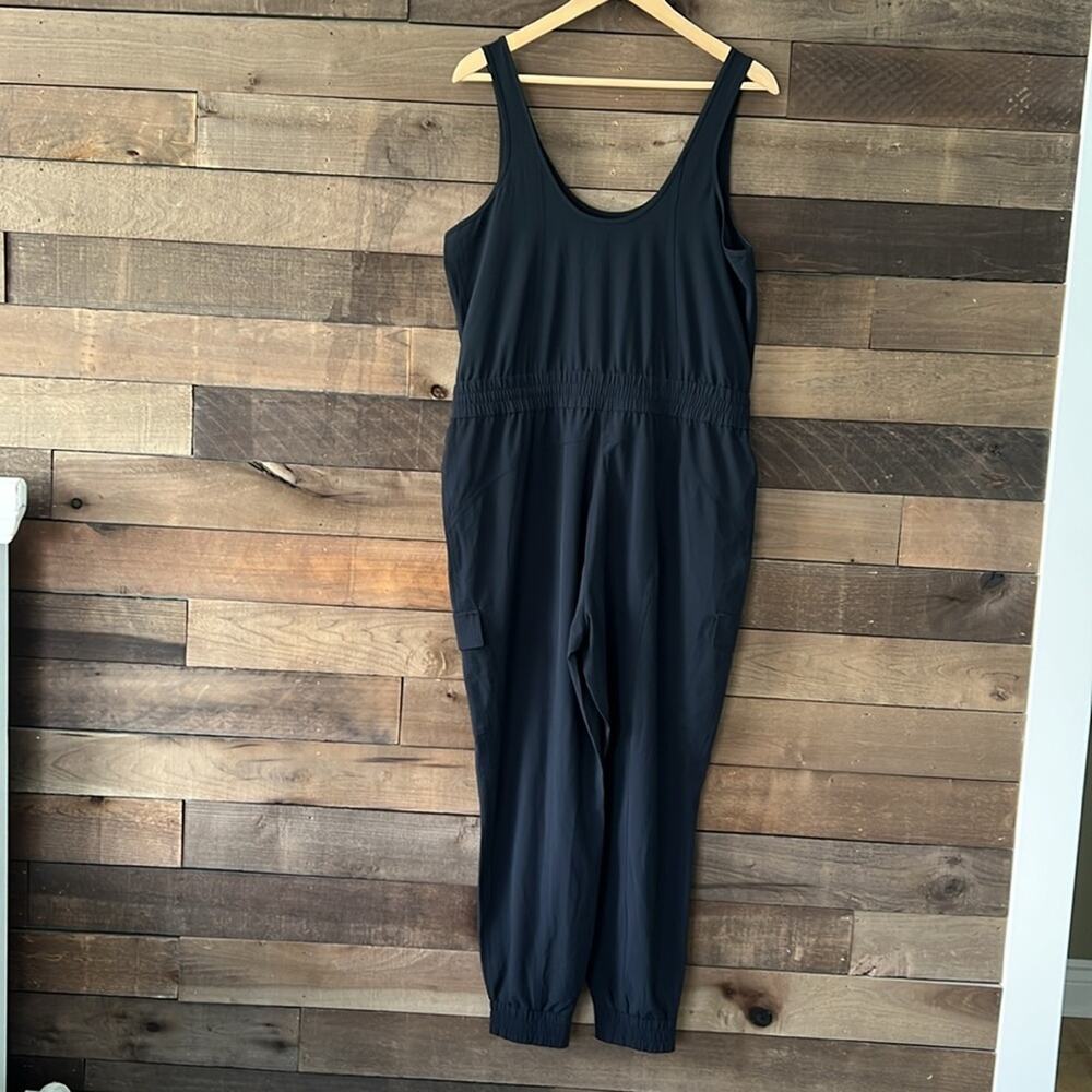 Athleta Woman's Unbound Jumpsuit Romper in Black - Picture 6 of 9